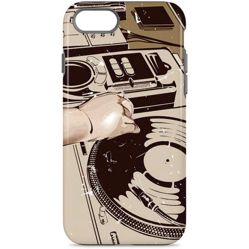 DJ Spinning iPhone Cases
