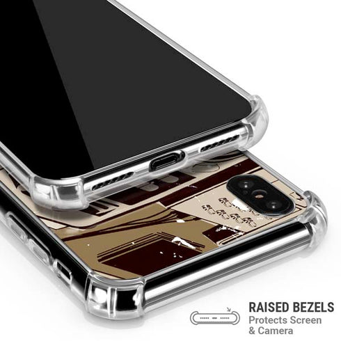 DJ Spinning iPhone X/XS Clear Case