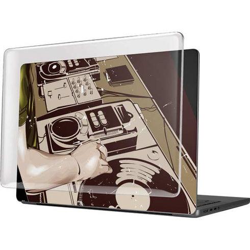 DJ Spinning MacBook Pro 14in (2021-24) Case plus Skin