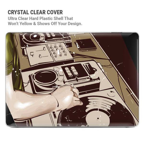 DJ Spinning MacBook Pro 14in (2021-24) Case plus Skin