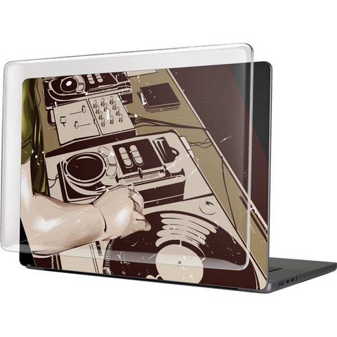 DJ Spinning MacBook Cases