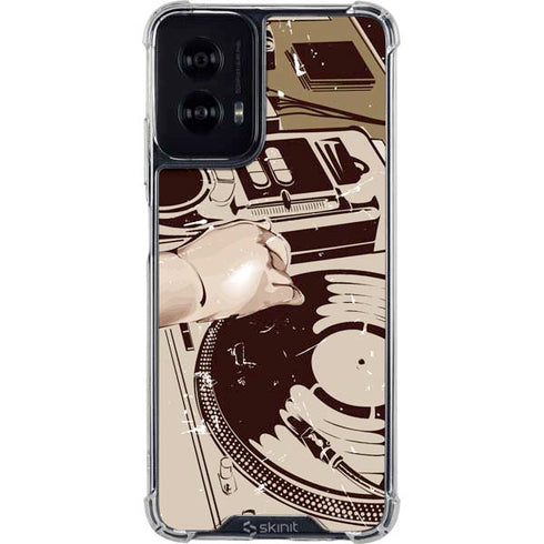 DJ Spinning Moto G Power 5G (2024) Clear Case