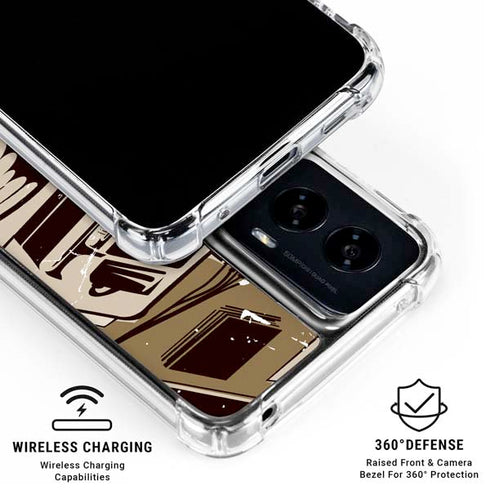 DJ Spinning Moto G Power 5G (2024) Clear Case