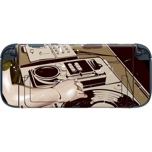 DJ Spinning Nintendo Switch 2 (2025) with Joy-Con Skin
