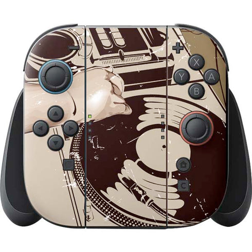 DJ Spinning Nintendo Switch 2 (2025) Joy-Con Controller Skin