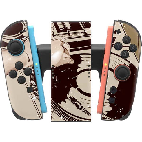 DJ Spinning Nintendo Switch 2 (2025) Joy-Con Controller Skin