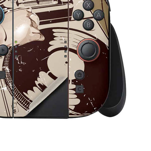 DJ Spinning Nintendo Switch 2 (2025) Joy-Con Controller Skin