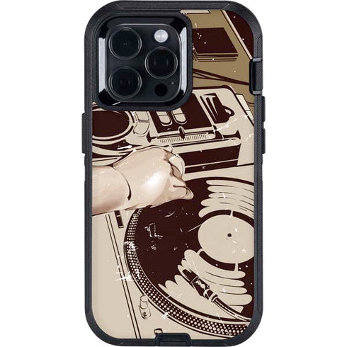 DJ Spinning Otterbox Defender iPhone Skin