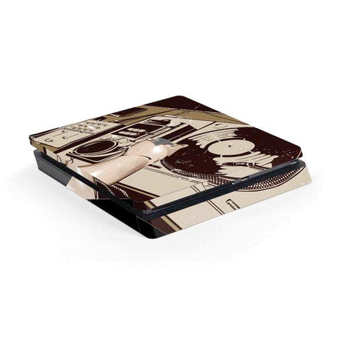 DJ Spinning PS4 Slim Skin
