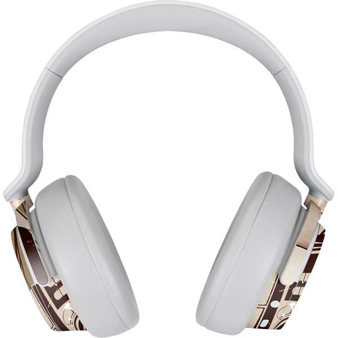 DJ Spinning Surface Headphones Skin