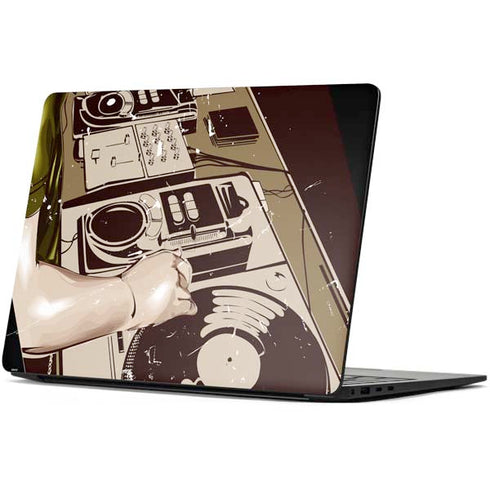 DJ Spinning Surface Laptop 7 13.8in Skin