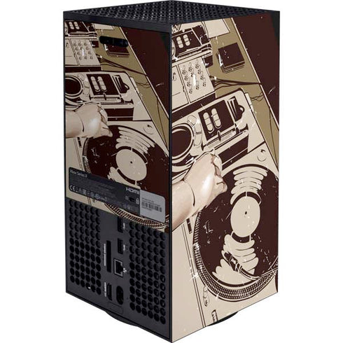 DJ Spinning XBox Series X Digital Edition Bundle Skin