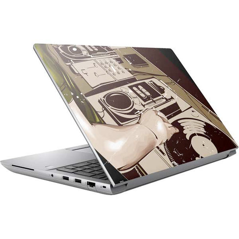 DJ Spinning HP ZBook Fury 16 G10 Skin