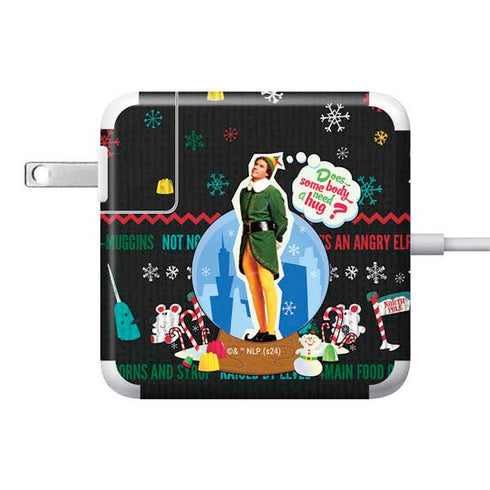 Elf Does Someone Need a Hug 85W Power Adapter (15 and 17 inch MacBook Pro Charger) Skin