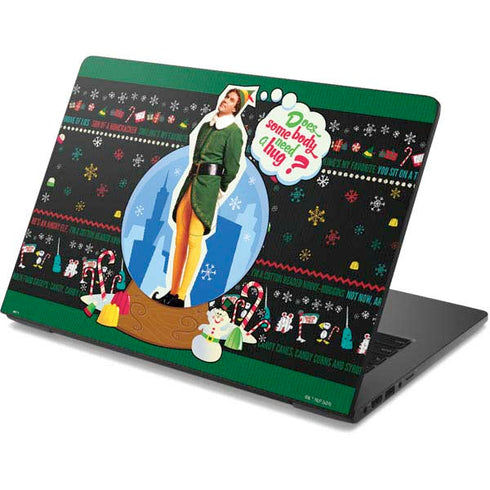 Elf Does Someone Need a Hug Dell Chromebook Skin