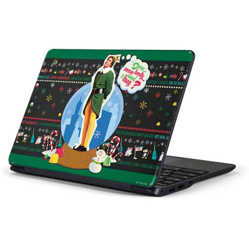 Elf Does Someone Need a Hug Samsung Chromebook Skin