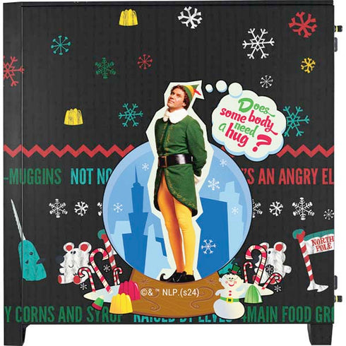 Elf Does Someone Need a Hug Corsair 4000D Tempered Glass Mid-Tower ATX Case Skin