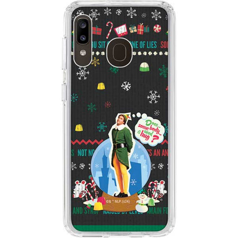 Elf Does Someone Need a Hug Galaxy A20 Clear Case