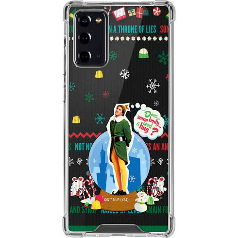 Elf Does Someone Need a Hug Galaxy Note20 5G Clear Case