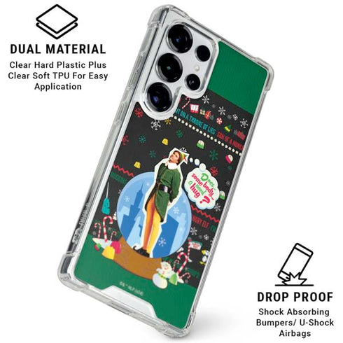 Elf Does Someone Need a Hug Galaxy S25 Ultra Clear Case