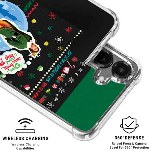 Elf Does Someone Need a Hug Galaxy S26 Clear Case