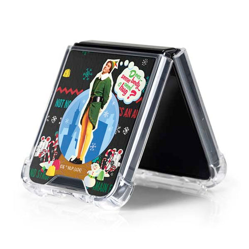 Elf Does Someone Need a Hug Galaxy Z Flip5 5G Clear Case