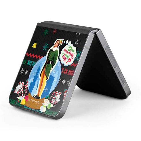 Elf Does Someone Need a Hug Galaxy Z Flip6 Skin