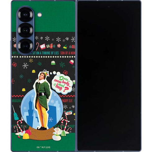 Elf Does Someone Need a Hug Galaxy Z Fold6 Skin