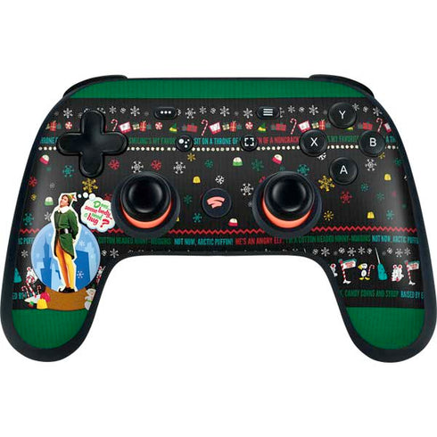 Elf Does Someone Need a Hug Google Stadia Controller Skin