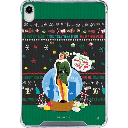 Elf Does Someone Need a Hug iPad 11th Gen (2025) Clear Case
