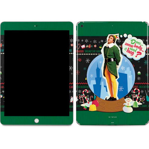 Elf Does Someone Need a Hug Apple iPad Skin