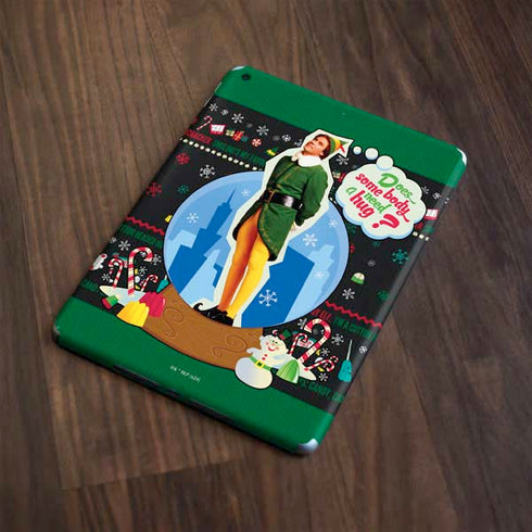 Elf Does Someone Need a Hug Apple iPad Skin