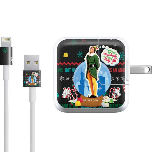 Elf Does Someone Need a Hug iPad Charger (10W USB) Skin
