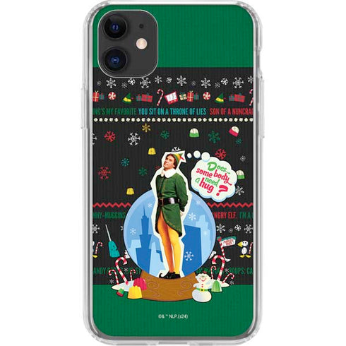 Elf Does Someone Need a Hug iPhone 11 Clear Case