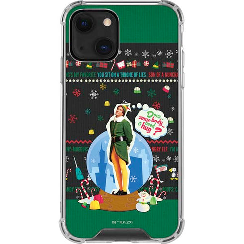 Elf Does Someone Need a Hug iPhone 13 Mini Clear Case