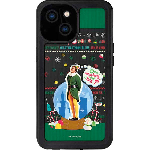 Elf Does Someone Need a Hug iPhone 13 Mini Waterproof Case