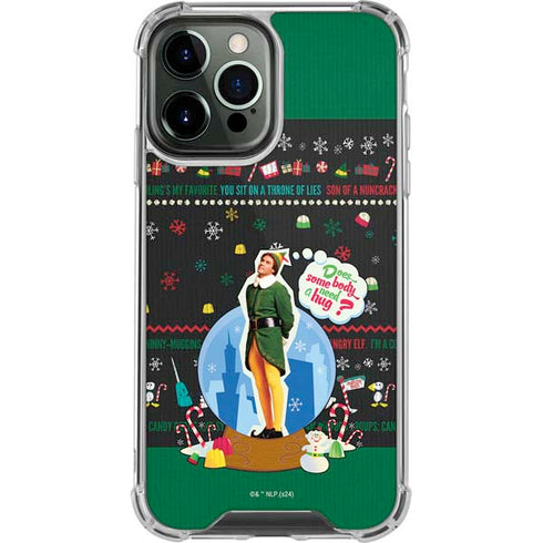 Elf Does Someone Need a Hug iPhone 13 Pro Max Clear Case
