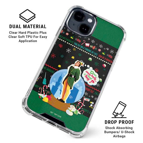 Elf Does Someone Need a Hug iPhone 14 Plus Clear Case