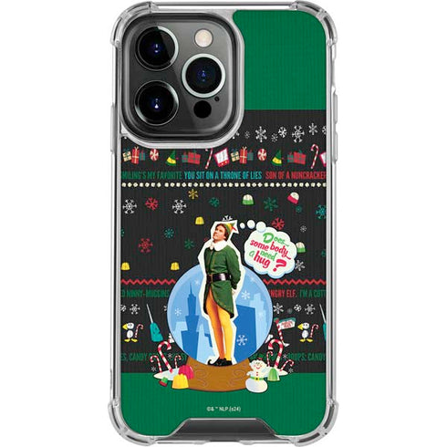 Elf Does Someone Need a Hug iPhone 14 Pro Clear Case