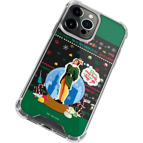 Elf Does Someone Need a Hug iPhone 14 Pro Clear Case