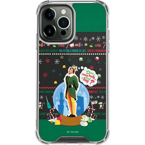 Elf Does Someone Need a Hug iPhone 14 Pro Max Clear Case
