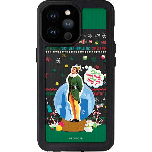 Elf Does Someone Need a Hug iPhone 14 Pro Max Waterproof Case