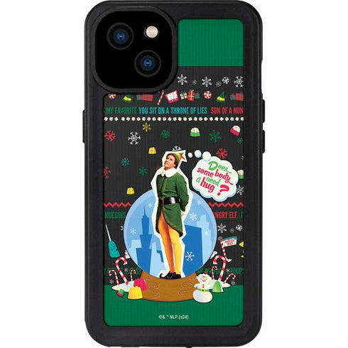 Elf Does Someone Need a Hug iPhone 15 Plus Waterproof Case