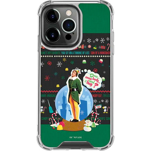 Elf Does Someone Need a Hug iPhone 15 Pro Max Clear Case