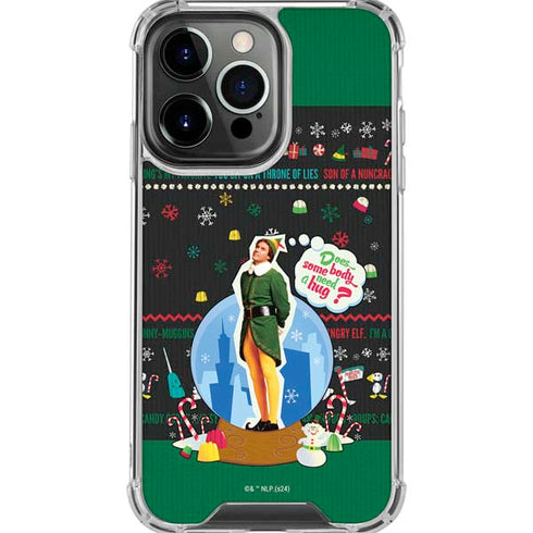 Elf Does Someone Need a Hug iPhone 16 Pro Max Clear Case
