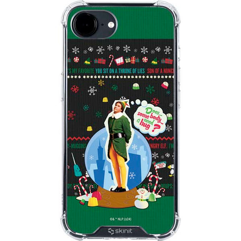 Elf Does Someone Need a Hug iPhone 16e Clear Case