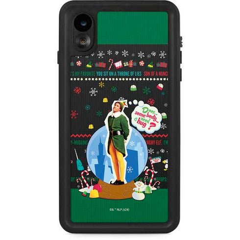 Elf Does Someone Need a Hug iPhone XR Waterproof Case