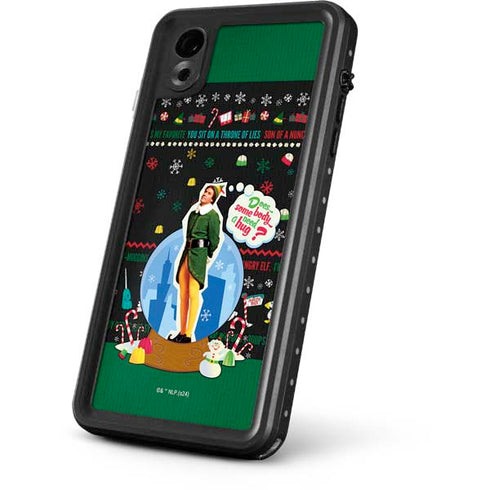 Elf Does Someone Need a Hug iPhone XR Waterproof Case