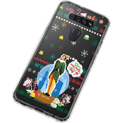 Elf Does Someone Need a Hug LG K51/Q51 Clear Case