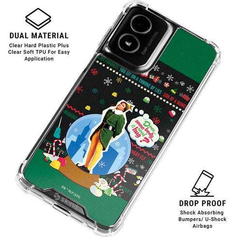 Elf Does Someone Need a Hug Moto G Power 5G (2024) Clear Case